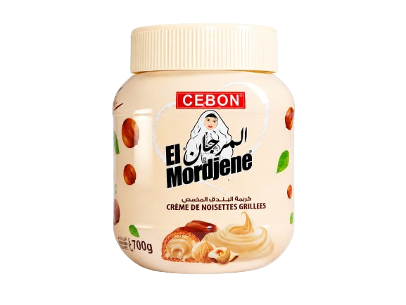 El Mordjene — ancien packaging crème de noisettes grillées